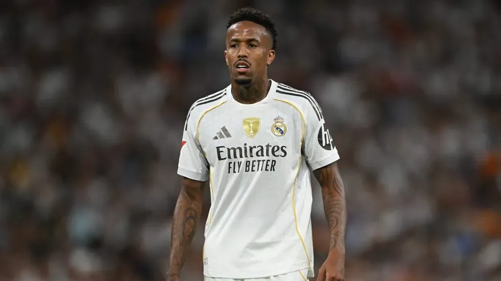 Éder Militão em jogo do Real Madrid. Foto: Denis Doyle/Getty Images