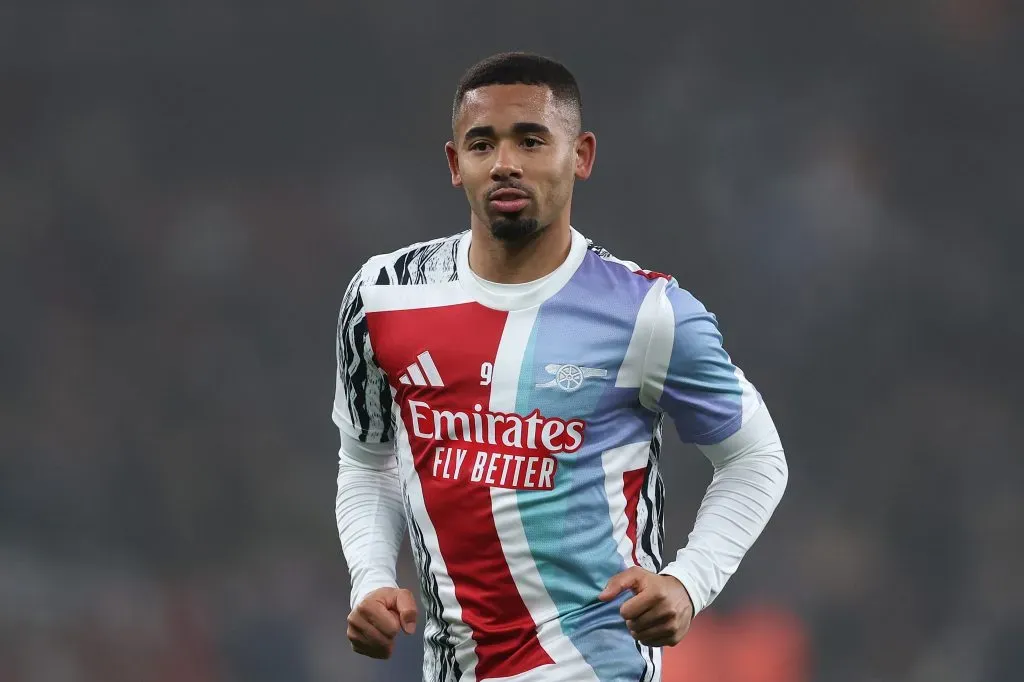 Gabriel Jesus em ação pelo Arsenal. Foto: Julian Finney/Getty Images