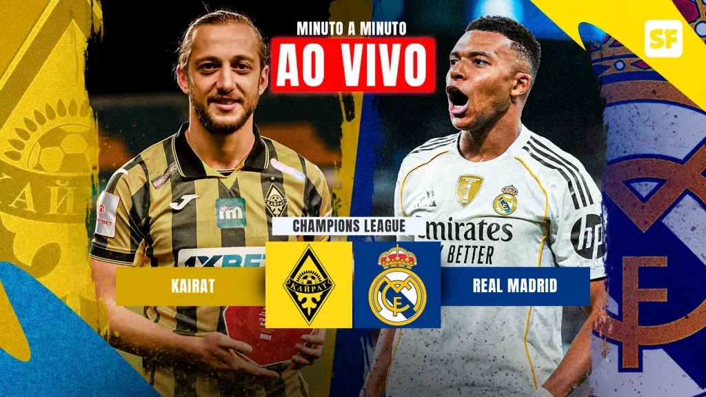 Mbappé e Giorgi Zaria. (Foto: Mbappé: Mateo Villalba Sanchez / Correspondente autônomo / Getty Images Sport - Foto: Giorgi Zaria / Reprodução instagram @fckairat)