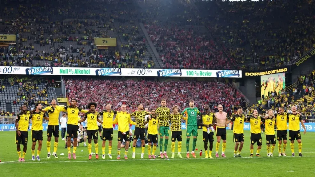 Borussia Dortmund pode pressionar o Bayern de Munique, na Bundesliga (foto: Christof Koepsel/Getty Imagens)