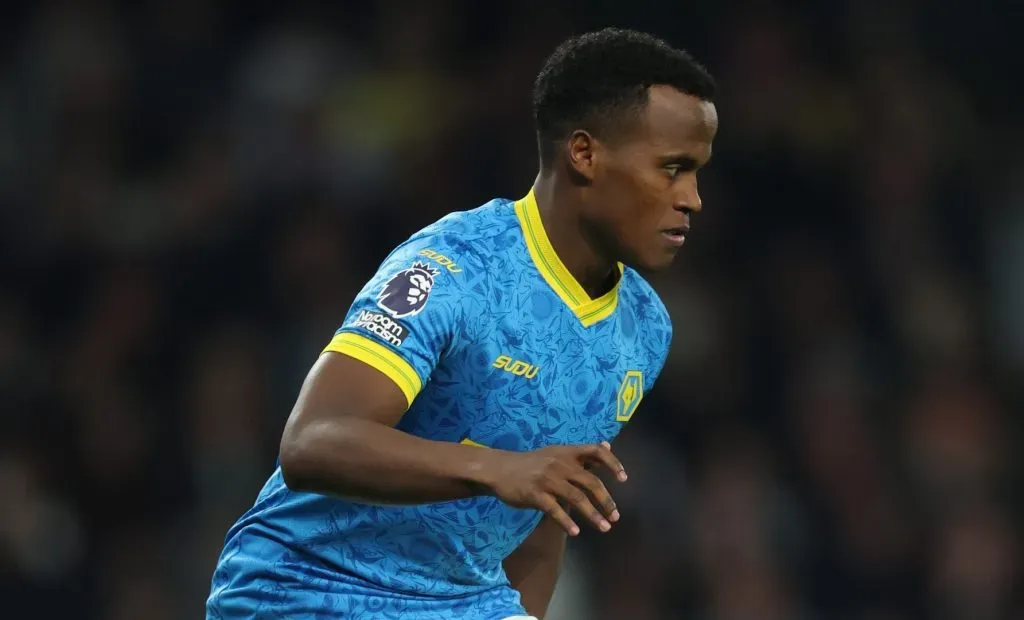 Jhon Arias em jogo do Wolverhampton. Foto: Richard Pelham/Getty Images