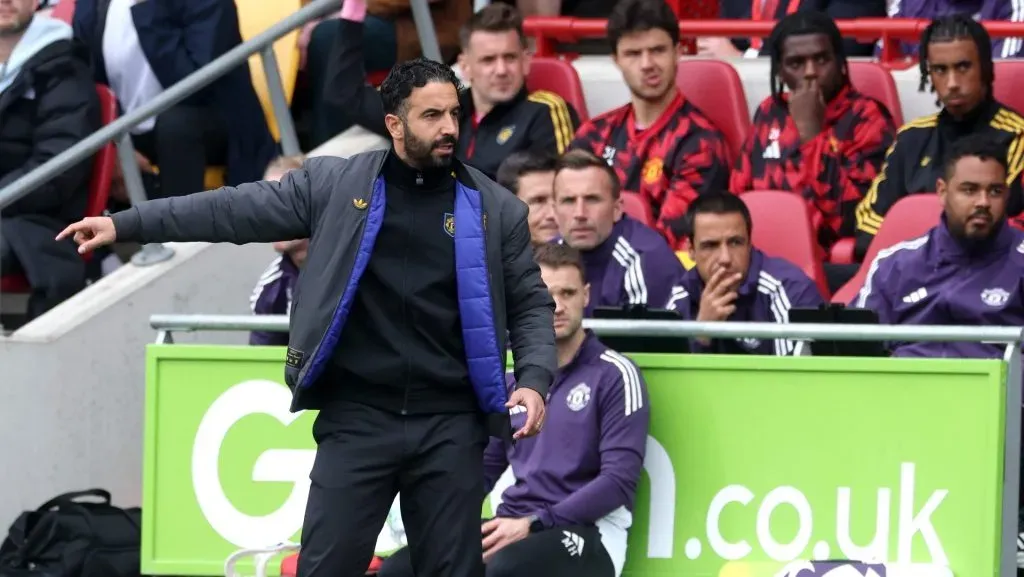 Ruben Amorim vive má-fase no Manchester United. Foto: Richard Pelham/Getty Images