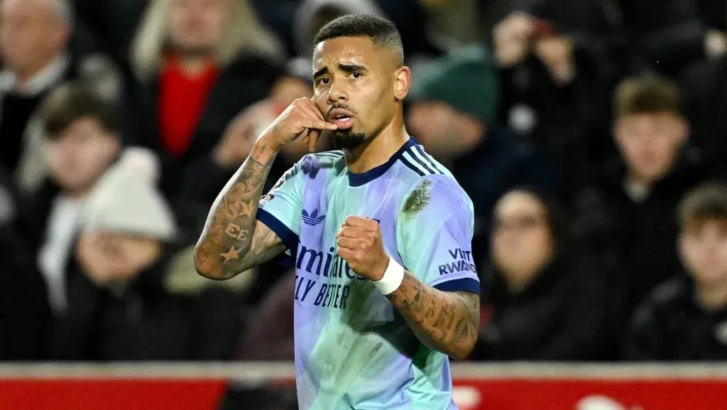 Gabriel Jesus, alvo do Flamengo, pelo Arsenal