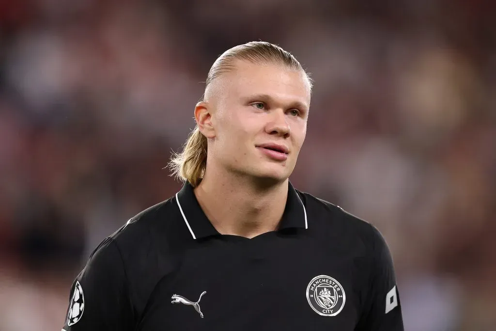 Haaland é um sonho para o Barcelona. Foto: Alex Pantling/Getty Images