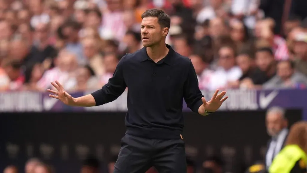 Xabi Alonso pelo Real Madrid. (Photo by Angel Martinez/Getty Images)