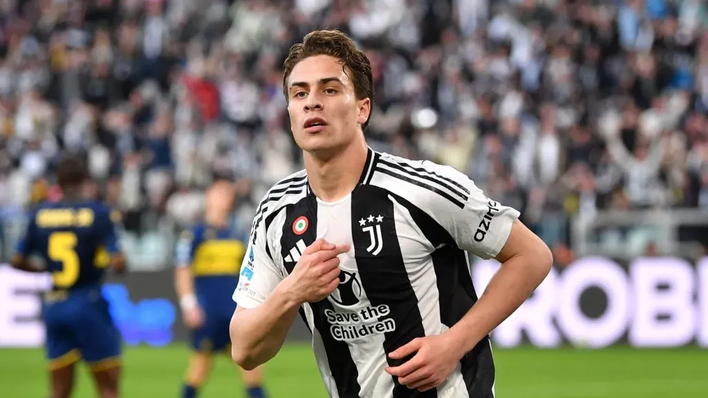 Kenan Yildiz em jogo da Juventus. Foto: Valerio Pennicino/Getty Images