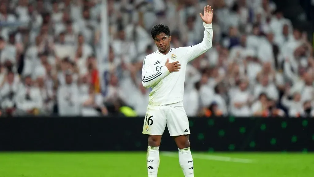 Endrick em jogo do Real Madrid. Foto: Angel Martinez/Getty Images