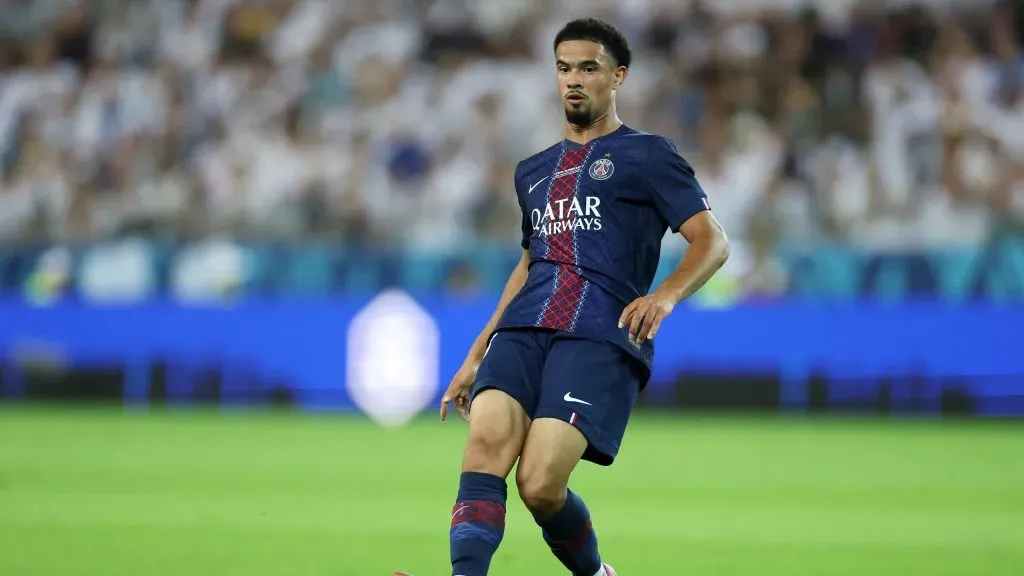 Zaire-Emery em jogo do PSG. Foto: Claudio Villa/Getty Images