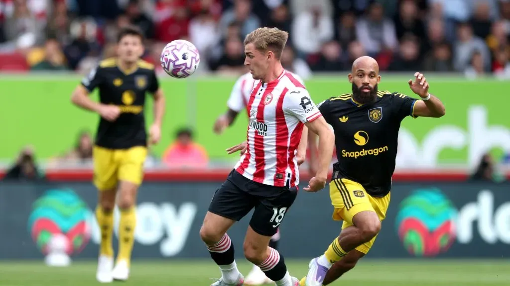 Yehor Yarmolyuk em jogo do Brentford. Foto: Richard Pelham/Getty Images