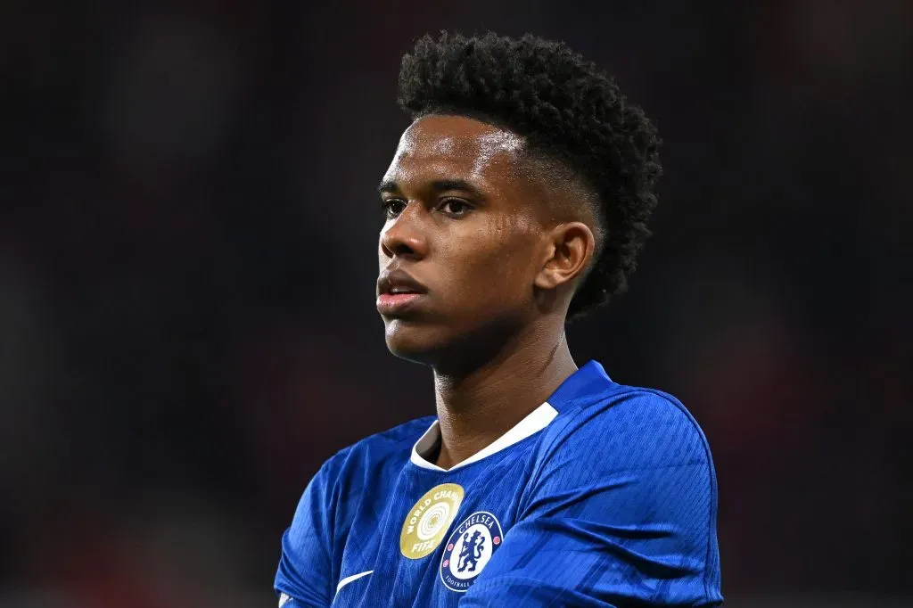 Estêvão é um dos brasileiros do Chelsea – Photo by Mike Hewitt/Getty Images