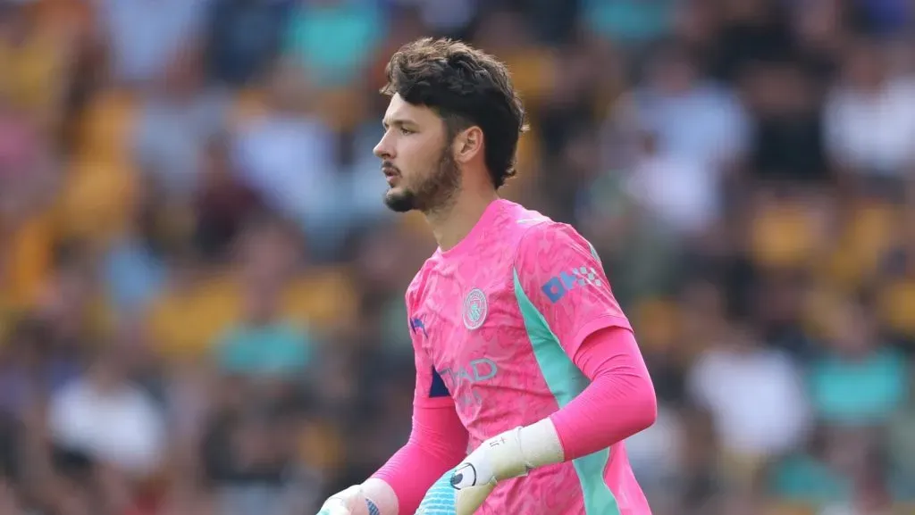 James Trafford, goleiro do Manchester City. (Photo by Michael Regan/Getty Images)