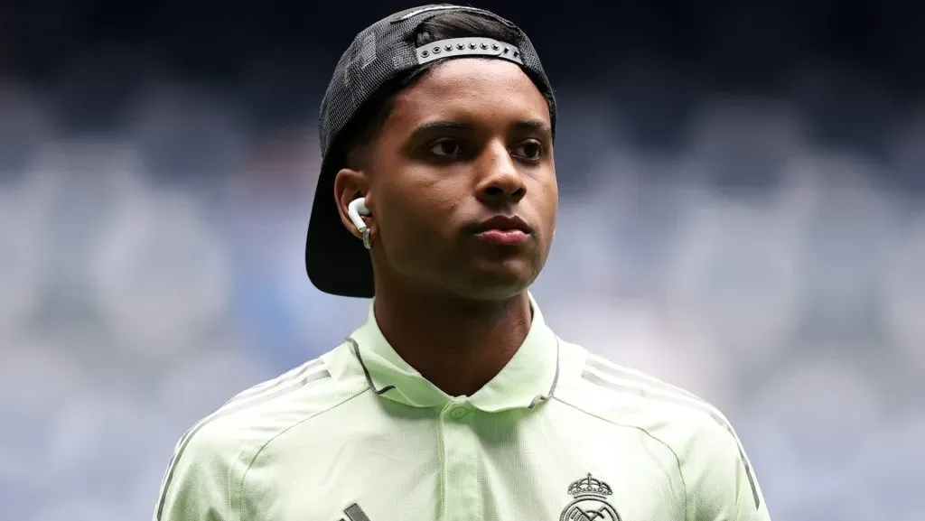 Rodrygo em campo com o Real Madrid (Photo by Florencia Tan Jun/Getty Images)