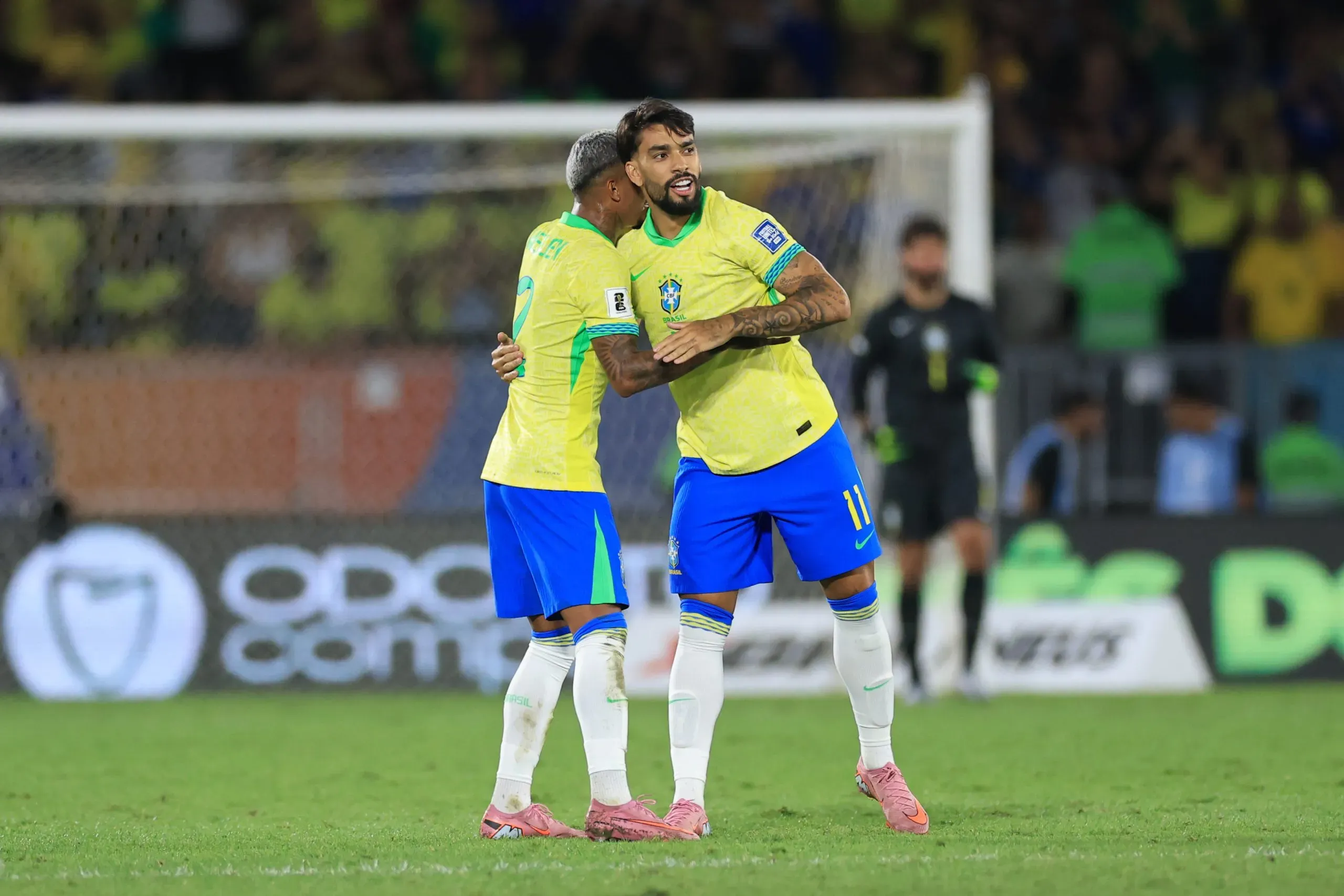 Lucas Paquetá em ação pela Seleção Brasileira. Foto: Buda Mendes/Getty Images
