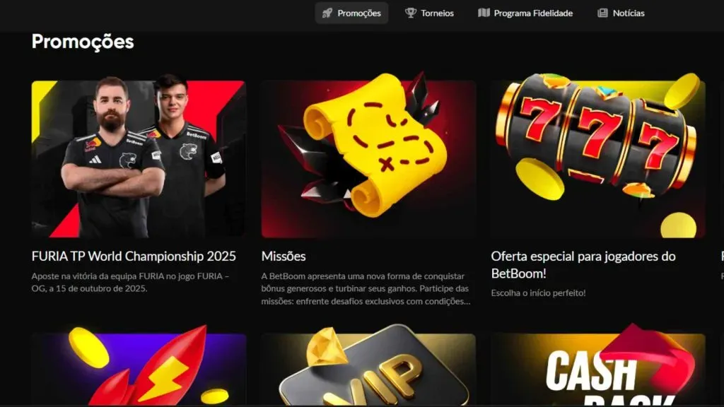 BetBoom conta com promoções e ofertas periódicas (Reprodução)