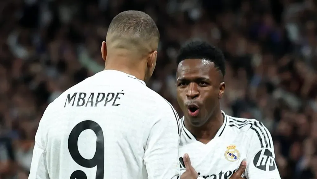 Mbappé e Vinicius Jr, Real Madrid.