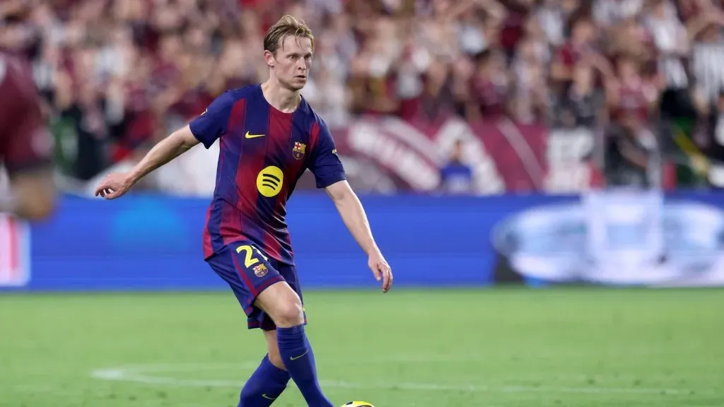 De Jong em jogo do Barcelona (foto: Paul Miller/Getty Images)