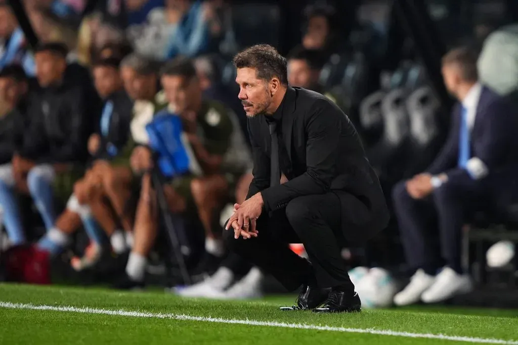 Diego Simeone, técnico do Atlético de Madrid – Foto: Jose Manuel Alvarez Rey/Getty Images