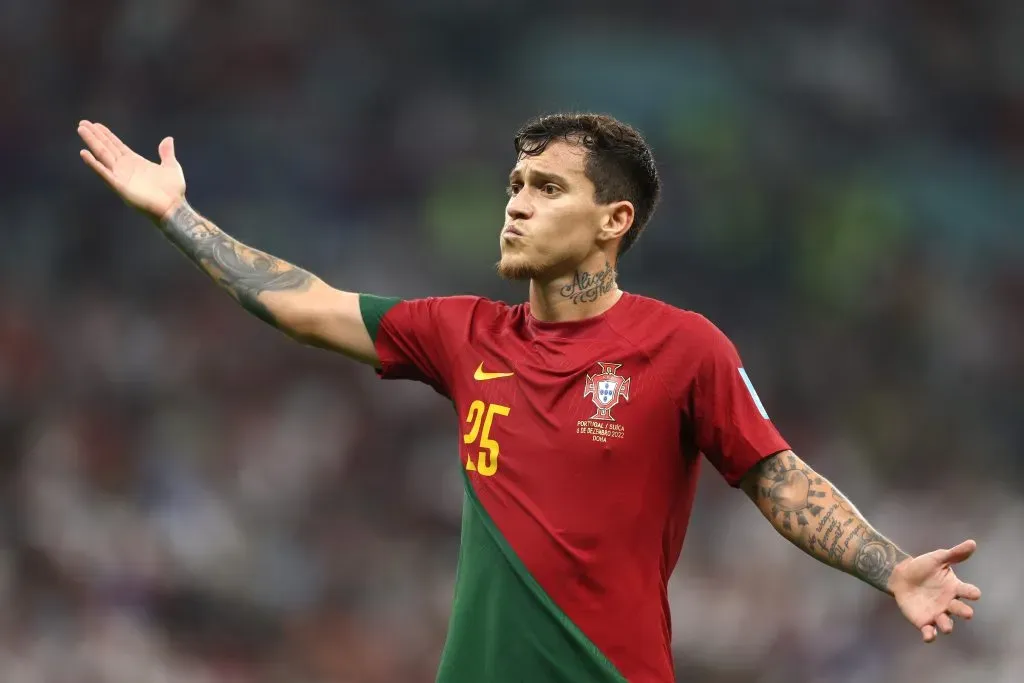 Otávio pela Seleção Portuguesa. (Photo by Lars Baron/Getty Images)