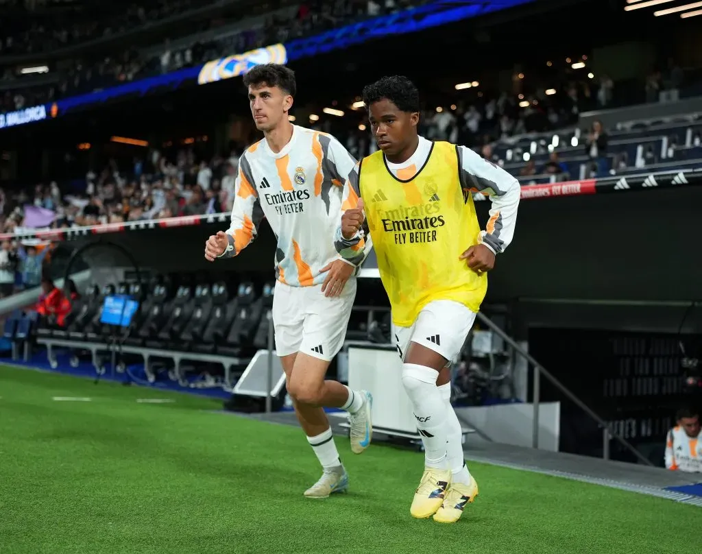 Endrick é alvo do Manchester United. Foto: Angel Martinez/Getty Images