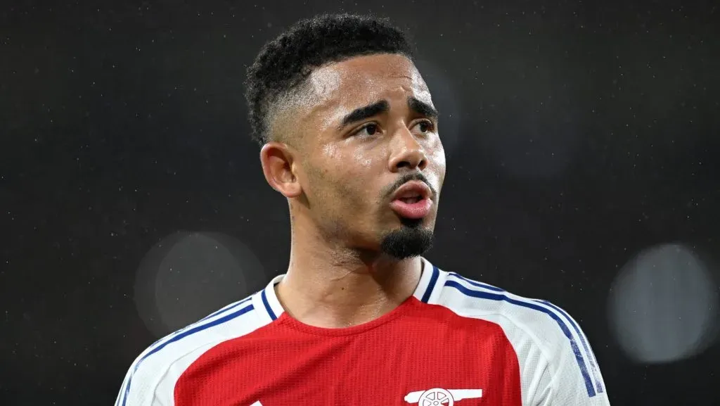 Gabriel Jesus, ligado o Flamengo e Palmeiras, pelo Arsenal (Photo by Justin Setterfield/Getty Images)
