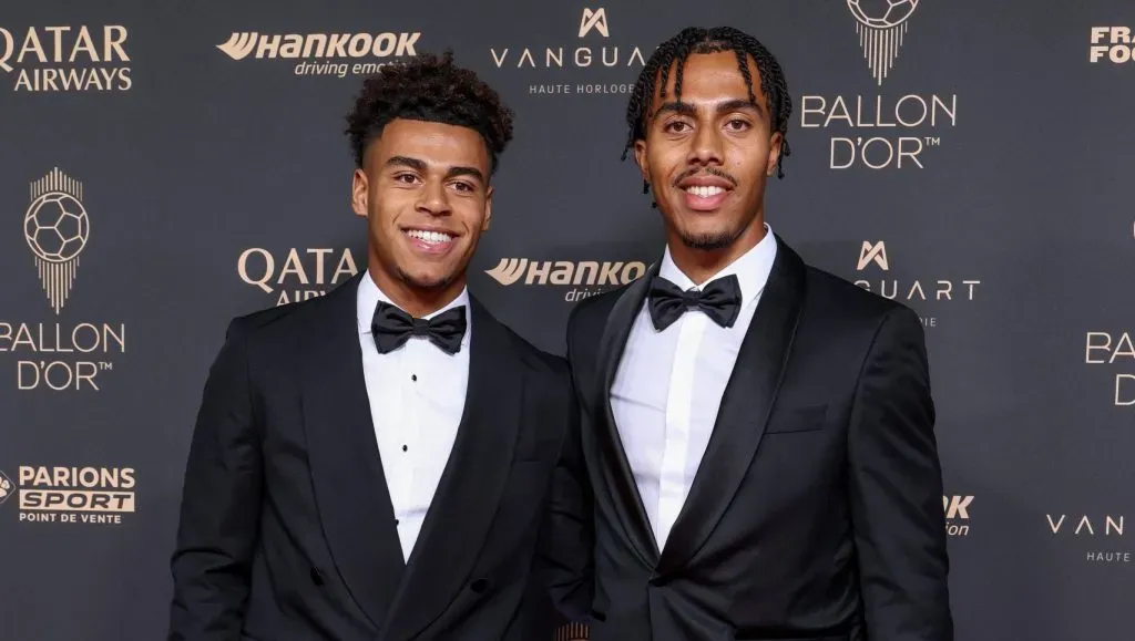 Alvo do Chelsea, Guela Doué é irmão de Désiré Doué, do Paris Saint-Germain. Foto: Pascal Le Segretain/Getty Images