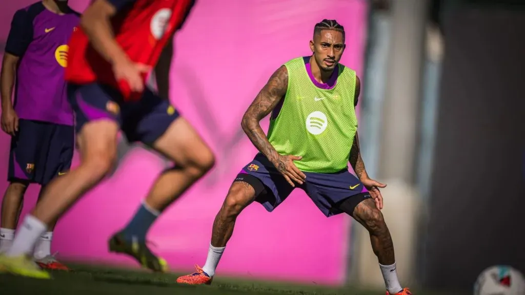 Raphinha se recuperou de lesão a tempo de enfrentar o Real Madrid (foto: Marc Graupera/FC Barcelona)