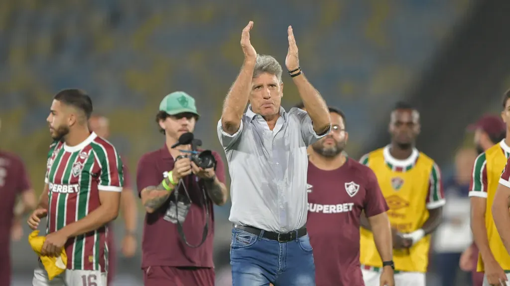 Renato Gaúcho após jogo do Fluminense (Foto: Thiago Ribeiro/AGIF)