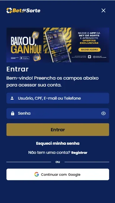 Cadastro na casa é simples e fácil (Divulgação)
