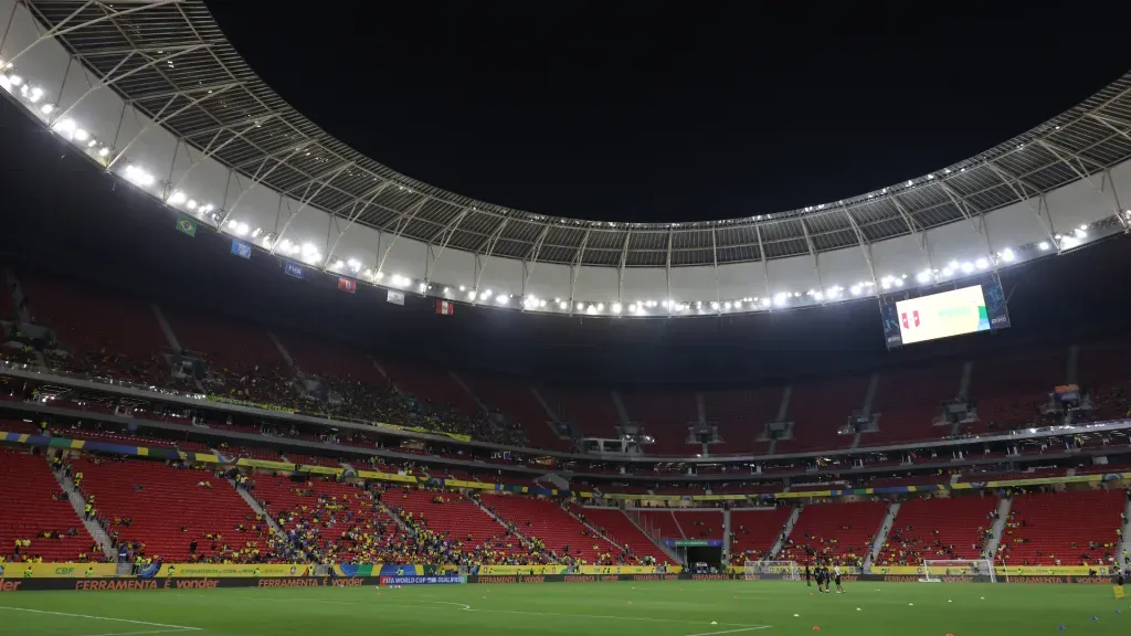 Estádio Mané Garrincha, em Brasília (Foto: Wagner Meier/Getty Images)