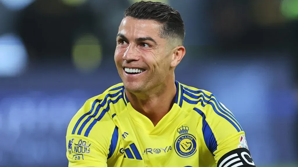 Cristiano Ronaldo em campo com o Al-Nassr (Photo by Abdullah Ahmed/Getty Images)