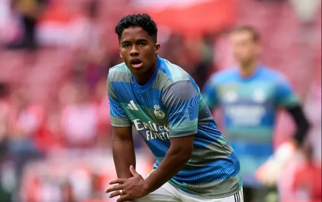 Endrick pelo Real Madrid