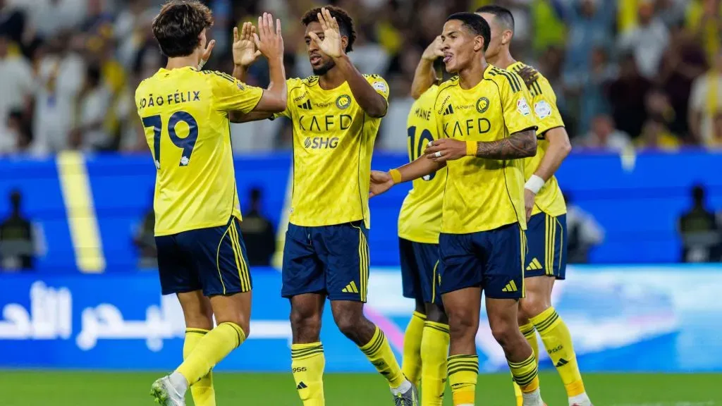 Al-Nassr disputa o título do Campeonato da Arábia Saudita (foto: Abdullah Ahmed/Getty Images)
