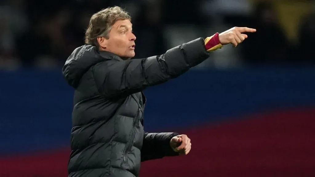 Marcos Sorg concedeu entrevista coletiva antes do clássico entre Barcelona e Real Madrid (foto: Alex Caparros/Getty Images)