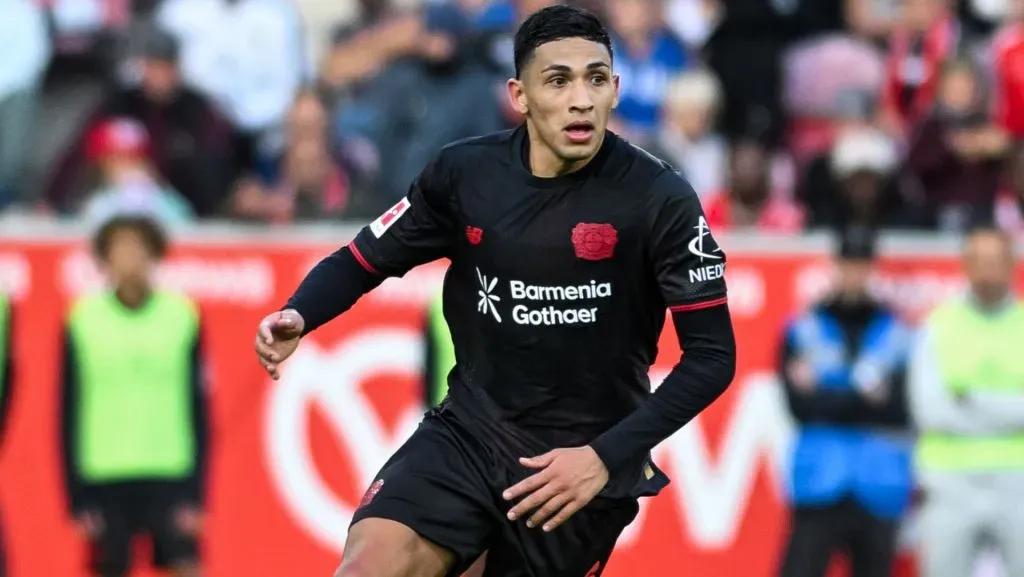 Ezequiel Fernandez em ação durante partida da Bundesliga. Foto: Neil Baynes/Getty Images