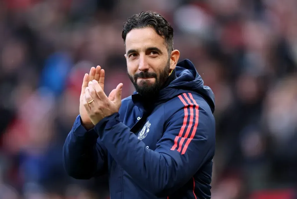 Ruben Amorim técnico do Manchester United. Foto: Matt McNulty/Getty Images