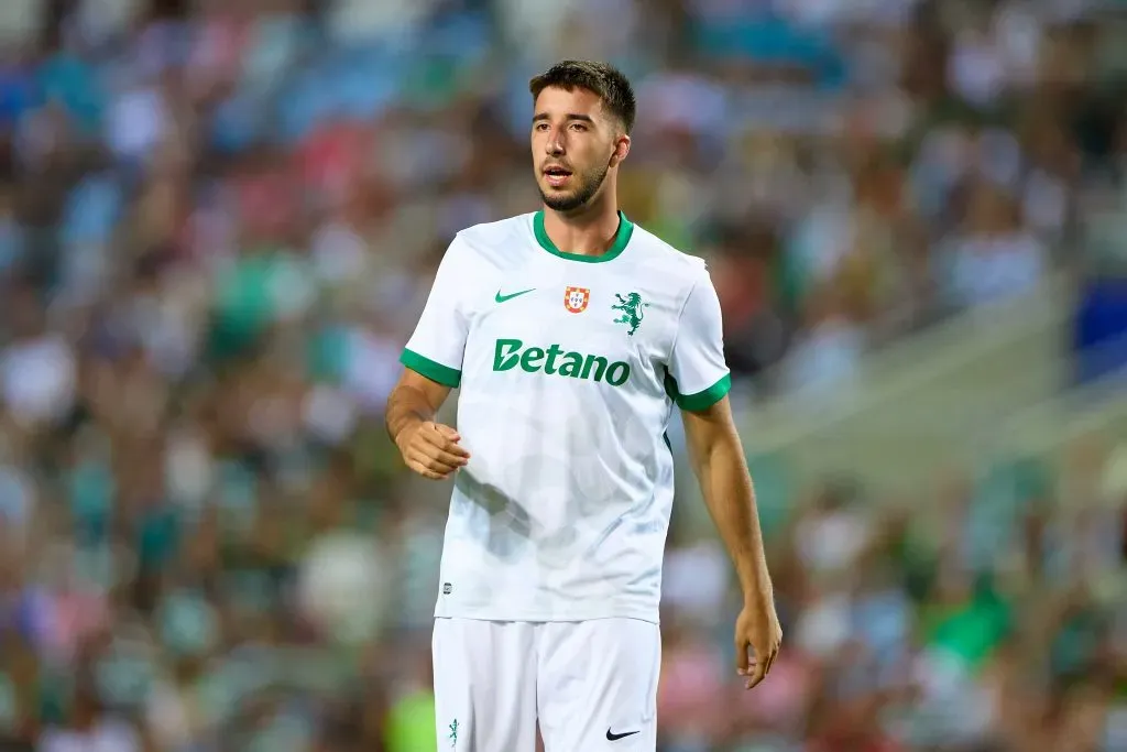 Gonçalo Inácio em campo com o Sporting (Foto: Fran Santiago/Getty Images)