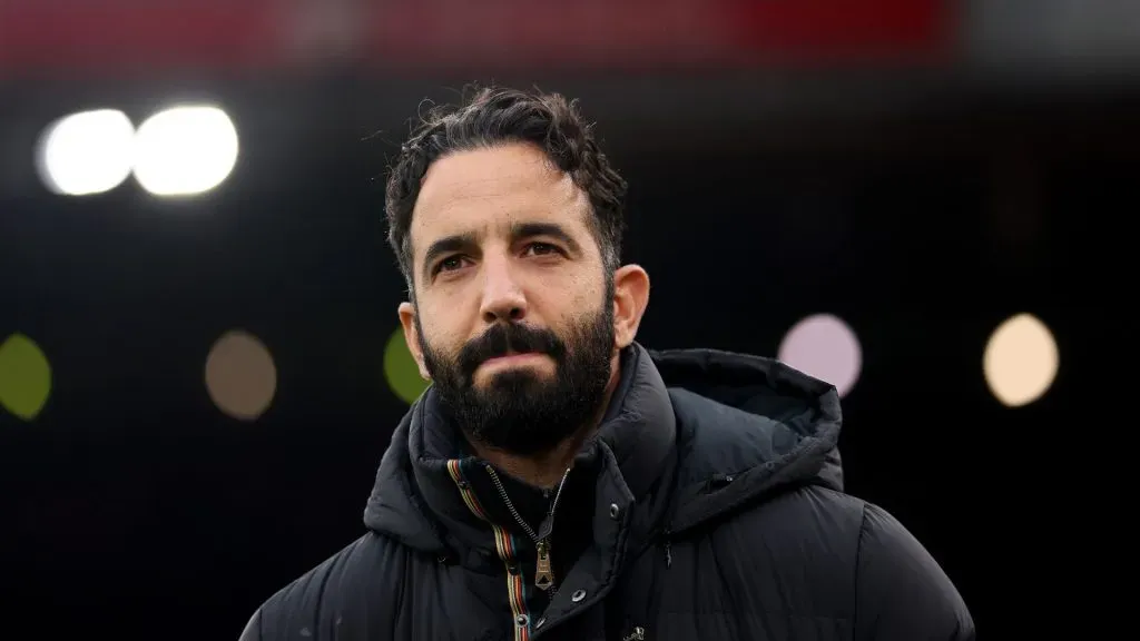 Rúben Amorim vai definir o time titular do Manchester United contra o Nottingham Forest (foto: Carl Recine/Getty Images)