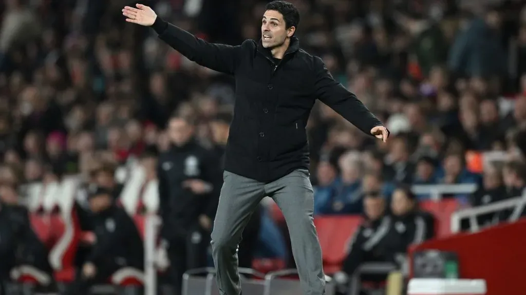 Arsenal será comandado por Mikel Arteta, na partida contra o Burnley (foto: Shaun Botterill/Getty Images)