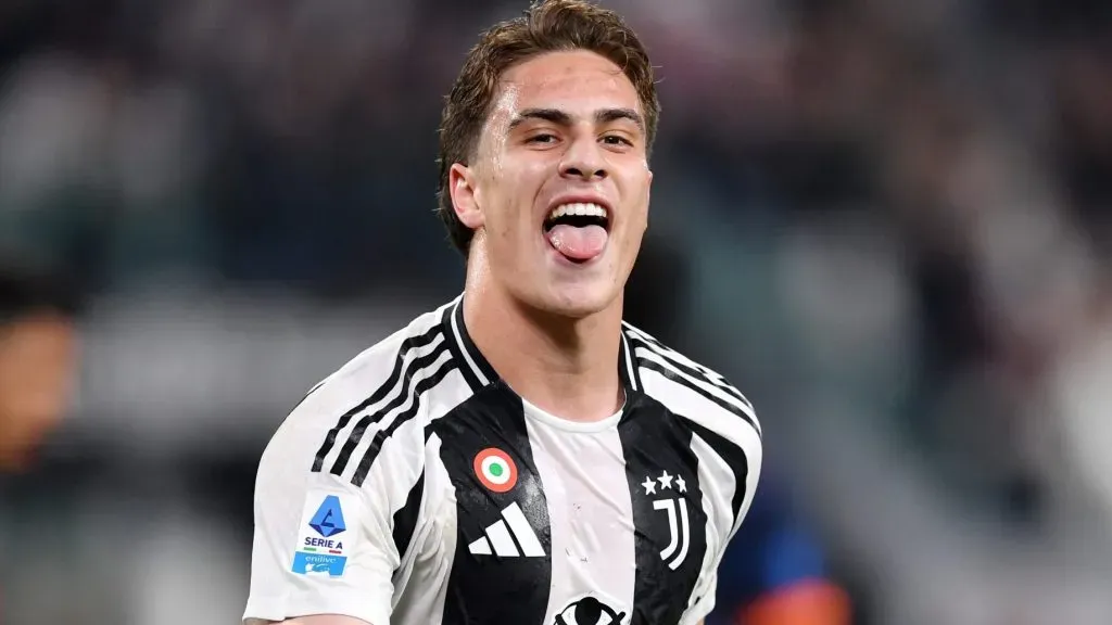 Kenan Yildiz em jogo da Juventus. Jogador está na mira do Chelsea. Foto: Valerio Pennicino/Getty Images