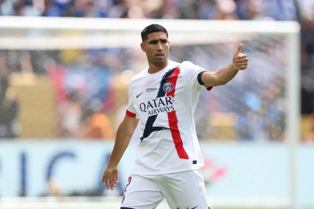 Hakimi faz mais uma grande temporada no PSG (Foto: Luke Hales/Getty Images)