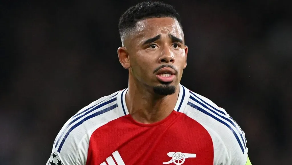 Gabriel Jesus em campo pelo Arsenal. Foto: Shaun Botterill/Getty Images