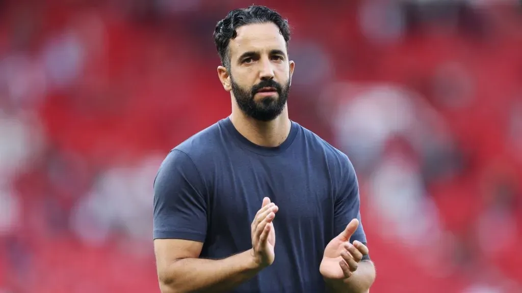 Rúben Amorim avaliou que o Manchester United tem potencial para formar um time forte a longo prazo (foto: Michael Regan/Getty Images)