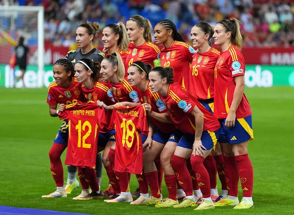Jogadoras da Espanha na última convocação - Foto: Angel Martinez/Getty Images
