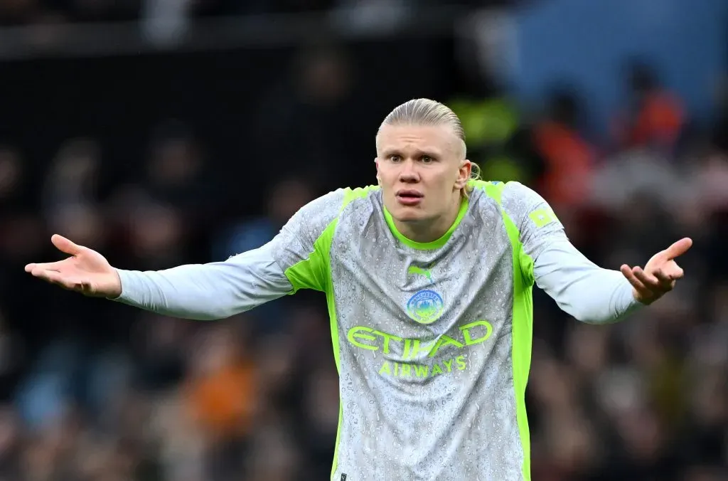 Haaland pelo Manchester City. Foto: Shaun Botterill/Getty Images