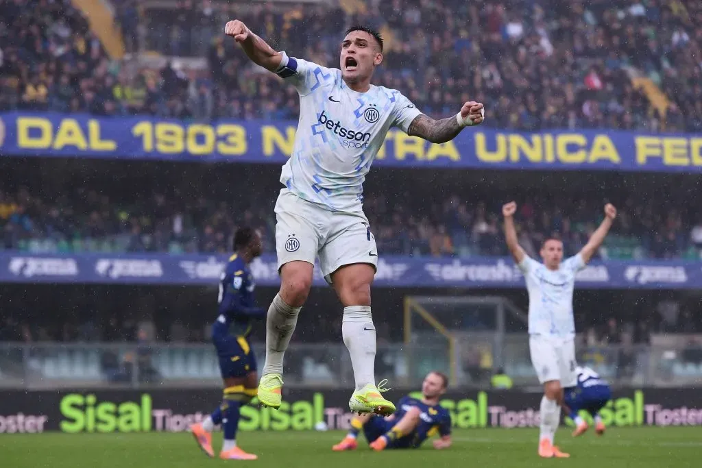 Inter de Lautaro Martínez em busca dos 100% de aproveitamento (Foto: Alessandro Sabattini/Getty Images)