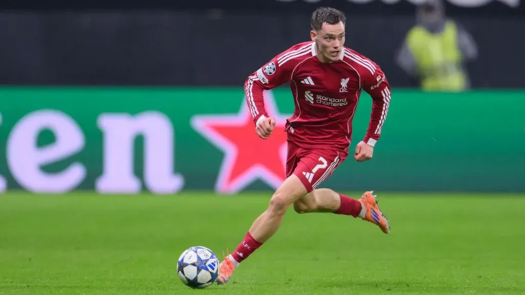 Florian Wirtz em ação durante partida da Liga dos Campeões. Foto: Christian Kaspar-Bartke/Getty Images