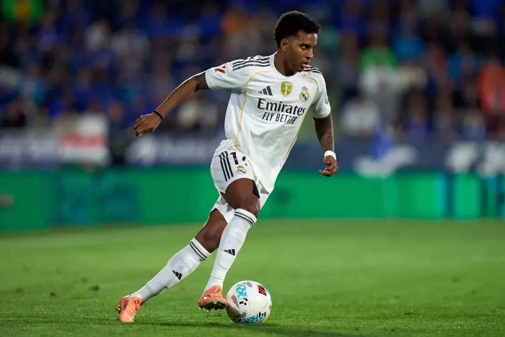 Rodrygo pode estar perto de uma mudança de ares (Foto: Angel Martinez/Getty Images)