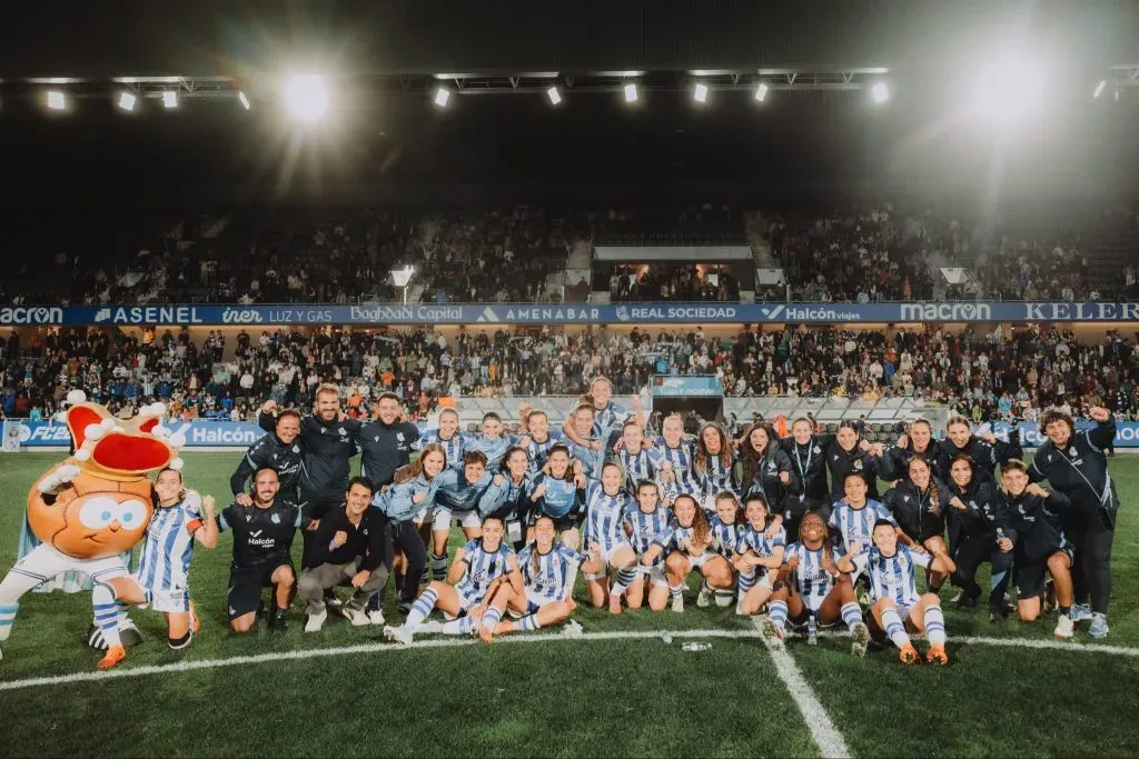 Na última rodada, a Real Sociedad venceu o Barcelona pela 1ª vez na história - Foto: Reprodução/Real Sociedad/X