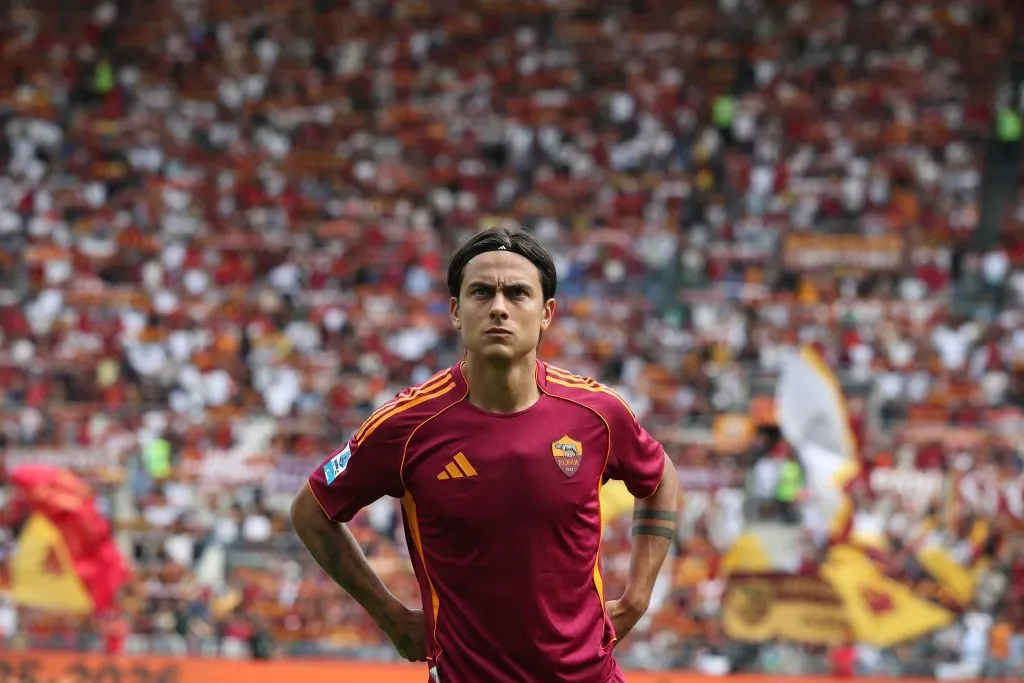 Dybala em ação pela Roma. Foto: Paolo Bruno/Getty Images