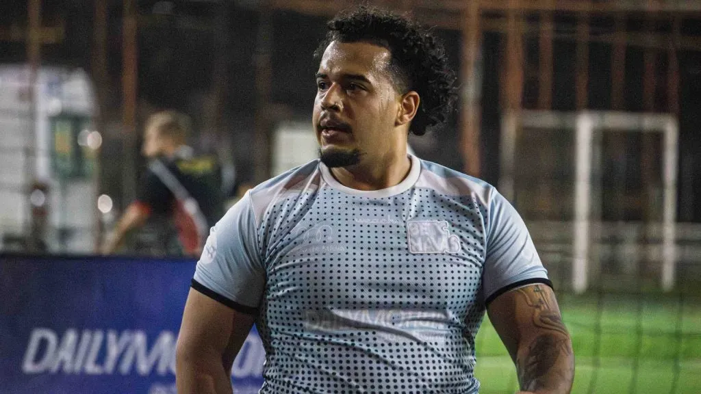 João Almeida brilha no Midia’s Cup pela liderança dentro de campo e sua mira certeira de ‘sniper’, é só abrir uma brecha e o petardo de longa distância é disparado para o terror dos goleiros – Foto: Gabriel Reinehr/Better Collective